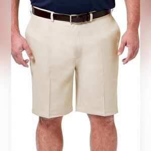Haggar Men's Cool 18 Pro Four Way Stretch Expandable Waist Short Size 46